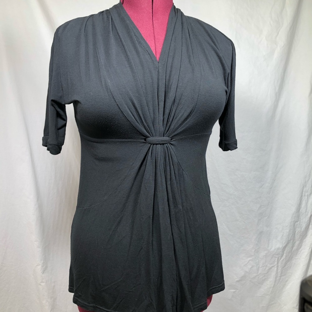 FOR JOSEPH Women's Black Knit Top Size S